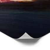 24x24マットポスター。ヤギ。パーソナライズ！ ポスター (角)