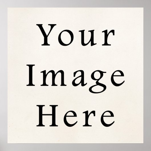 24x24正方形ポスターパーソナライズされた紙 ポスター (正面)