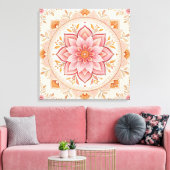 24x24 Personalized Photo Canvas for Wall Décor キャンバスプリント (インサイチュ (リビング))