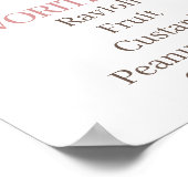 24x30 Bohoフローラバニー1st誕生日マイルストーン ポスター (角)