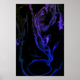24x36インチの抽象芸術「The Scream」 ポスター