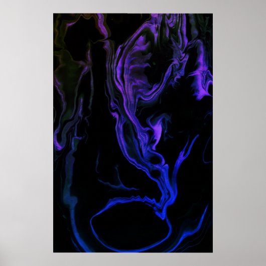 24x36インチの抽象芸術「The Scream」 ポスター (正面)