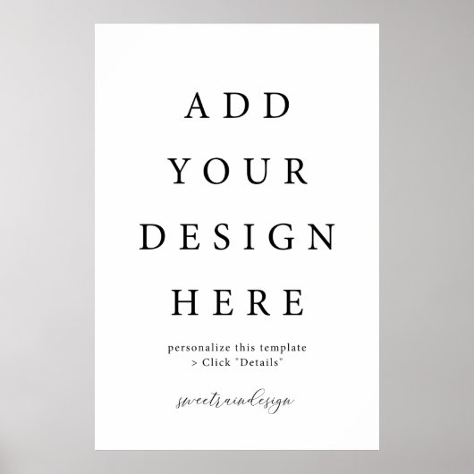 24x36インチ縦型/ポートレートポスター ポスター (正面)