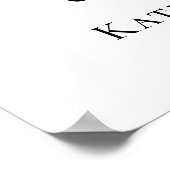 24x36 いつまでも心の中に 写真付き葬儀歓迎サイン ポスター (角)