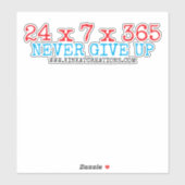 24X7X365 シール (シート)