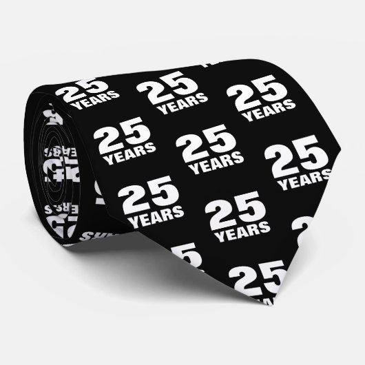 25おもしろい周年記念結婚パーティーネクタイ ネクタイ (ロール)