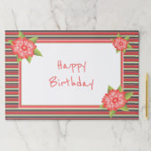 25かわいらしハッピーバースデープレイスマット ペーパーパッド (インサイチュ)