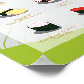 25すし伝統的、藤、16"X20"ポスター ポスター (角)