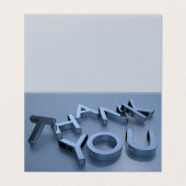 25のモダンダスティブルーミニサンキューカードパック (外部フラット)