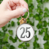 25の大きな数 キーホルダー (手)