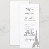 25の結婚パリ・プログラム プログラム (正面/裏面)