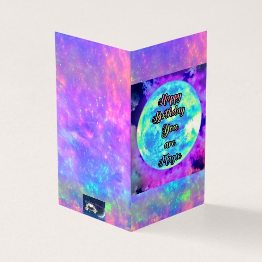 25の魔法カスタム誕生日カードセット (外部)