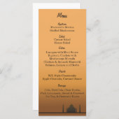 25インディアンドリーム結婚のメニューラベル メニュー (正面/裏面)