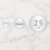 25エレガントシルバ結婚ー記念日 コンフェッティ (裏面)