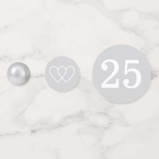 25エレガント周年結婚フローラ コンフェッティ (裏面)