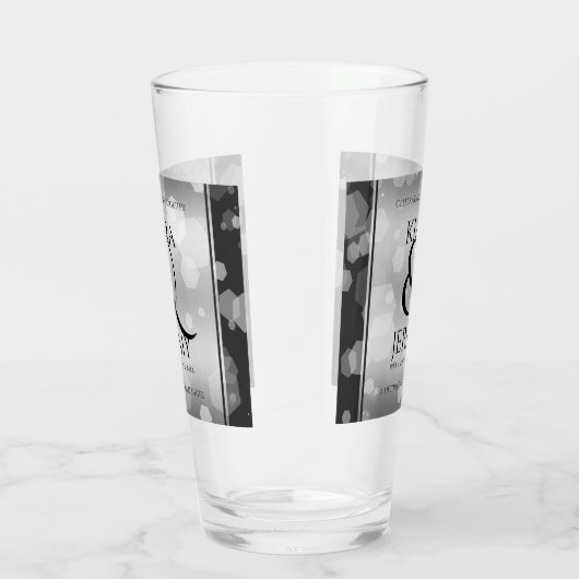 25エレガント回銀結婚記念日 タンブラーグラス (右)