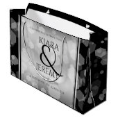 25エレガント回銀結婚記念日 ラージペーパーバッグ (裏面アングル)