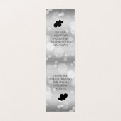 25エレガントth Silver 結婚's Anniversary Table Card (内部フラット)