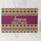 25カスタマイズ可能なクリスマス紙ランチョンマット ペーパーパッド (インサイチュ)