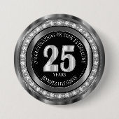 25カスタマイズ年間 缶バッジ (正面)