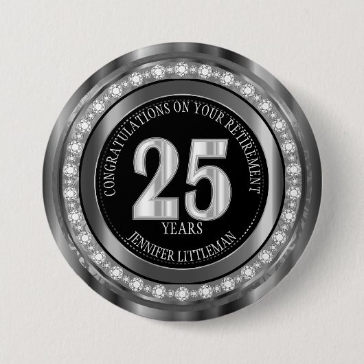 25カスタマイズ年間 缶バッジ (正面)