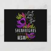 25カーニバルマルディグラファン 案内ポストカード (正面)