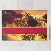 25クライストマスタイム紙ランチョンマット ペーパーパッド