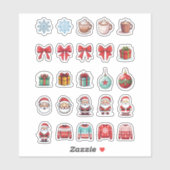 25クリスマスカスタムにカットされたビニールのシール シール (シート)