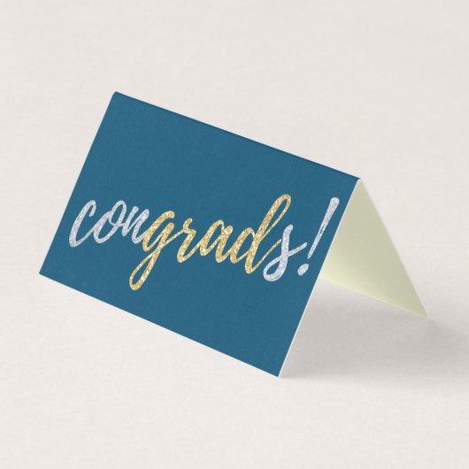 25コングラードのパック！グリッター卒業カード (正面)