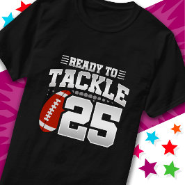 25サッカーパーティー25誕生日 Tシャツ