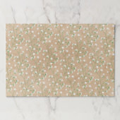 25シーツ赤ちゃんの息かわいいボホ結婚のラッピング ペーパーパッド (正面)