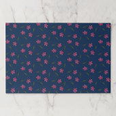 25シーツNavy Liberty Women Business Gift Wrap ペーパーパッド (正面)