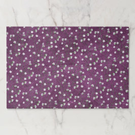 25シートベビーズブレスパープルビジネスギフトラップ ペーパーパッド