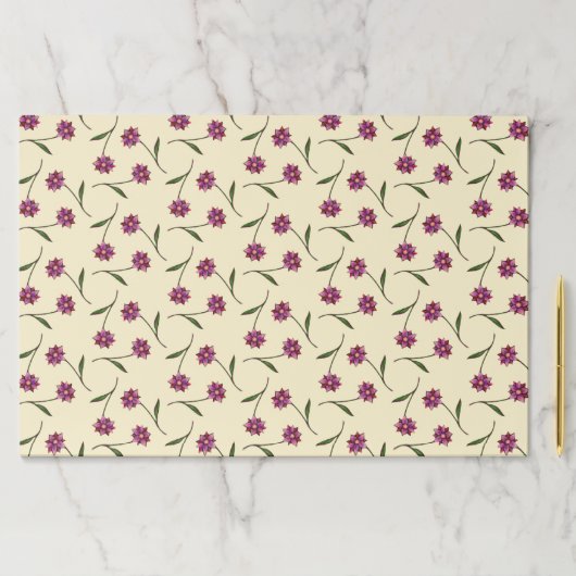 25シートリバティーフラワーズウィメンズビジネスギフトラップ ペーパーパッド (インサイチュ)