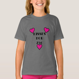 25セントのキス - 女の子用ベーシックTシャツ Tシャツ