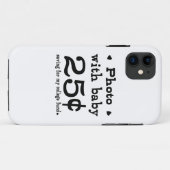 25セント写真付きベビー Case-Mate iPhoneケース (裏面(横))