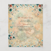 25ターコイズグリーンキンセアニェラドレスフローラ予算 チラシ (裏面)