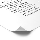 25テーブモダンルウェルカムシーティングチャート ポスター (角)