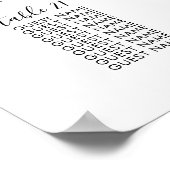 25テーブルようこそ結婚の250ゲストの座席表 ポスター (角)