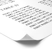 25テーブル座席表ようこそ席を見つける ポスター (角)