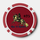 25ドル(ロゴ) ポーカーチップ (裏面)