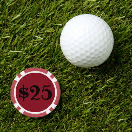 25ドル（ロゴ） ポーカーチップ