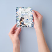 25ネイビーブルーキンセアニェラドレスフローラバラ チラシ (手)