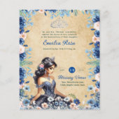 25ネイビーブルーキンセアニェラドレスフローラバラ チラシ (正面)