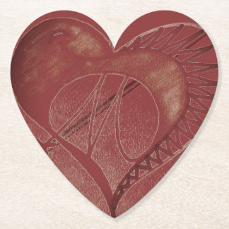 25ハートLGMコースター ペーパーコースター