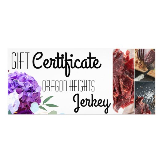 25パックビジネスギフト証明書ラベンダーHibiscu ラックカード (正面)