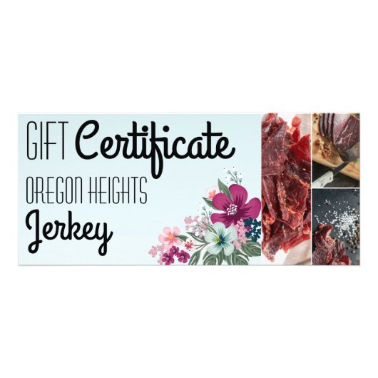 25パックビジネスギフト証明書熱帯花 ラックカード (正面)