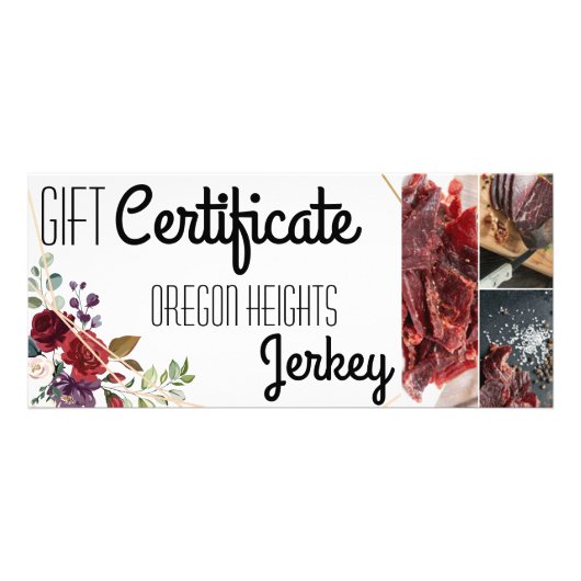 25パックビジネスギフト証明書白バラ金ゴールド ラックカード (正面)