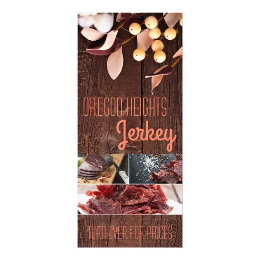 25パックビジネス価格リストコットンブランチon Dark ラックカード (正面)