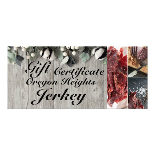 25パックビジネス贈与証明書綿花プラントバー ラックカード (正面)